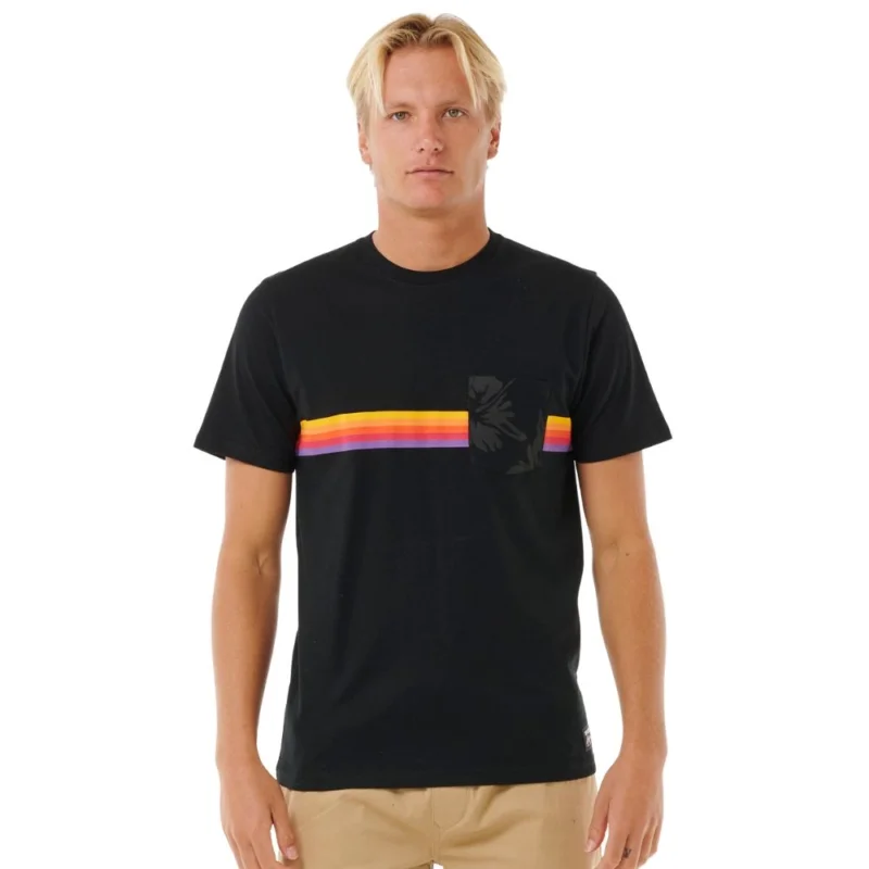T-SHIRT RIP CURL SURF REVIVAL HOFFMAN POCKET Bon Marché