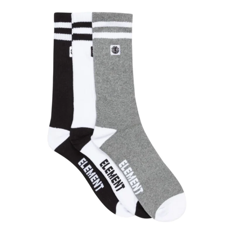 CHAUSSETTES ELEMENT 2TONE ICON SOCKS 3PK Réduction