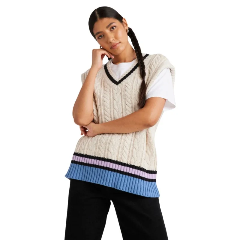 GILET RVCA WEEKEND CABLE KNIT Livraison Express