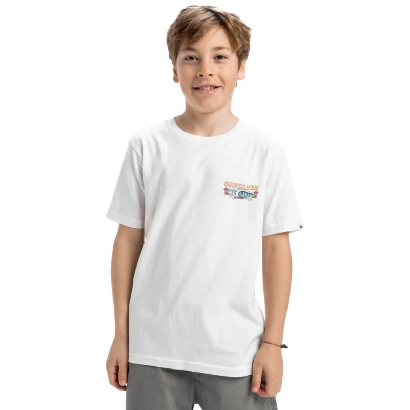 Nouvelle Collection T-SHIRT QUIKSILVER EVO AQUA WILD SS YTH
