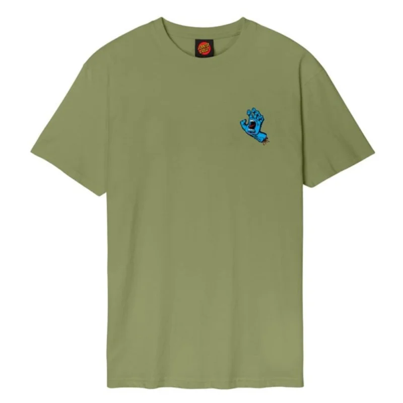 T-SHIRT SANTA CRUZ SCREAMING HAND CHEST Authentique