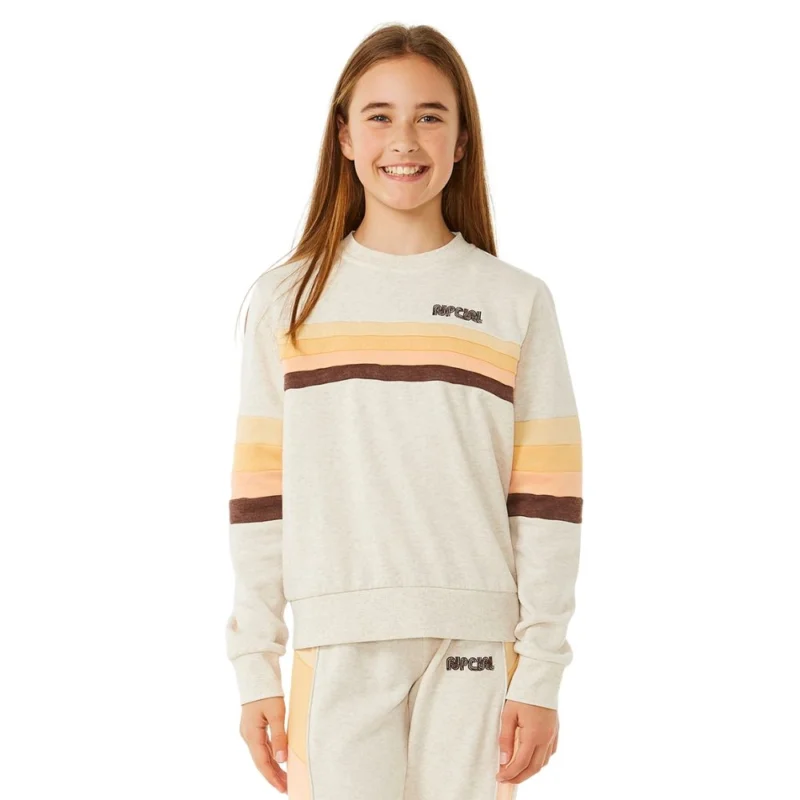 Bon Marché CAPUCHE RIP CURL REVIVAL PANNELLED CREW-GIRL