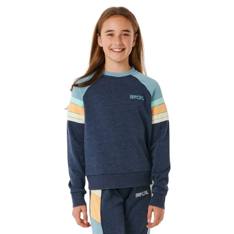 CAPUCHE RIP CURL SURF REVIVAL RAGLAN CREW-GIRL Paiement Sécurisé