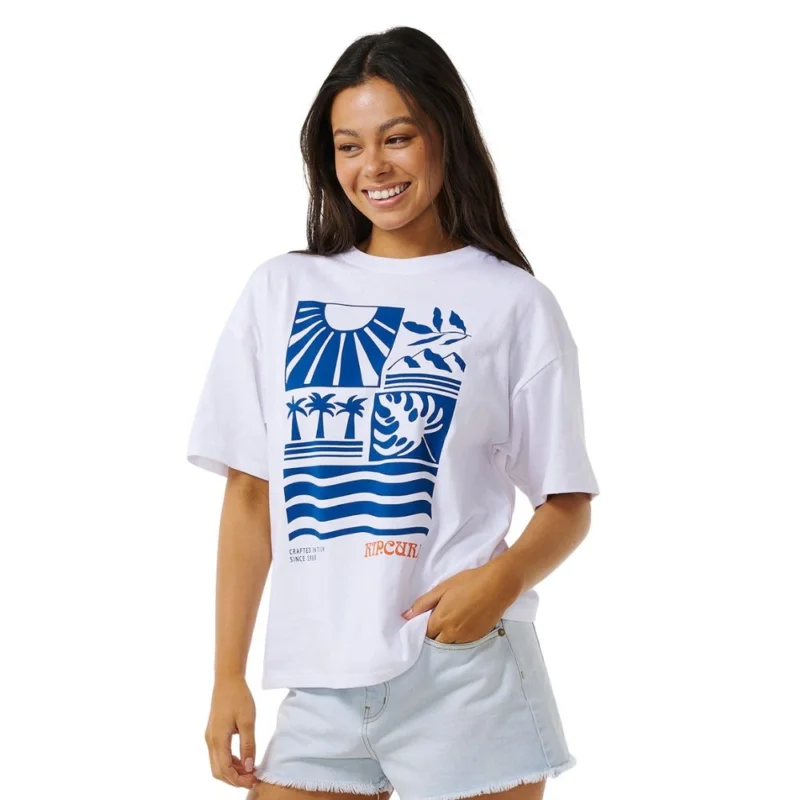 Prix Choc T-SHIRT RIP CURL SANTORINI SUN HERITAGE