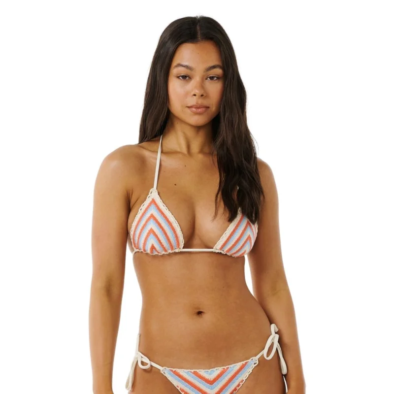 Petit Prix TOP BIKINI RIP CURL SANTORINI CROCHET SLIDING TRI