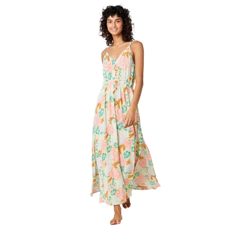 Pas Cher ROBE RIP CURL FOLLOW THE SUN MAXI