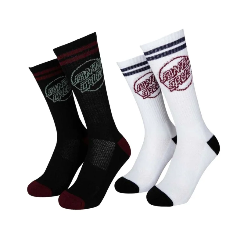 CHAUSSETTES SANTA CRUZ KICK (2 PACK) Retour Gratuit