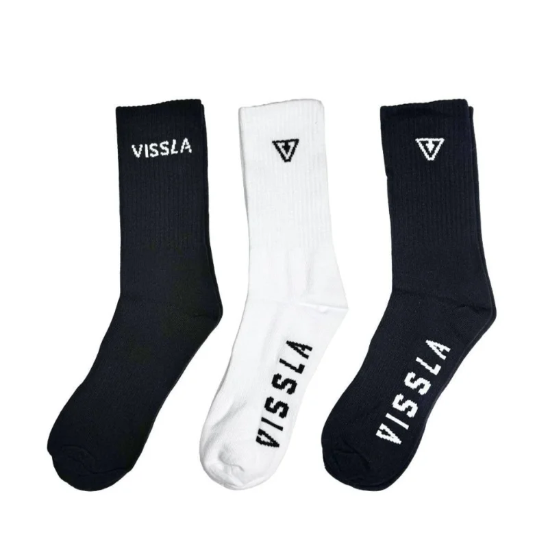 CHAUSSETTES VISSLA LOGO SOCK 3 PACK Certifié