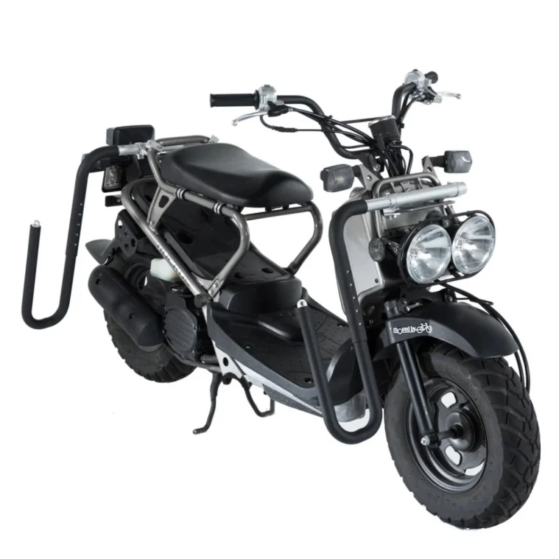 RACK MOVED BY BIKES MOPED Prix Cassé