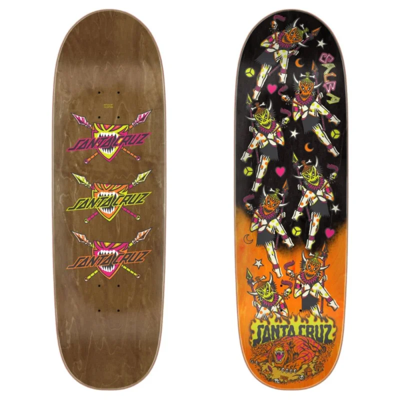 Prix Promo PLANCHE DE SKATE SANTA CRUZ SALBA FIREDANCE PRO SHAPED 8.80‘‘