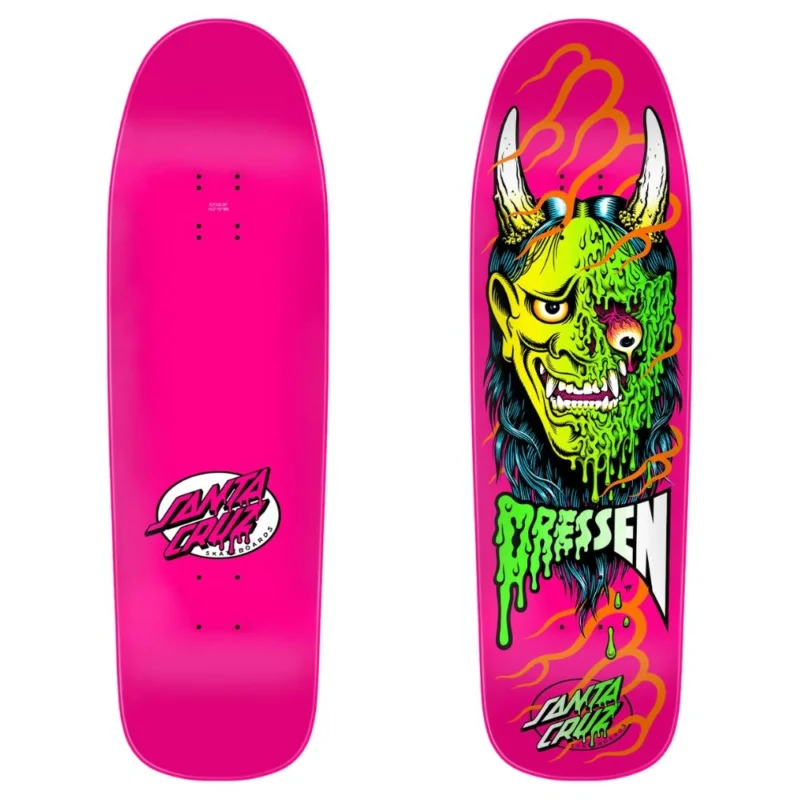 Achat Immédiat PLANCHE DE SKATE SANTA CRUZ DRESSEN HANNYA MASK PRO SHAPED 9.30‘‘
