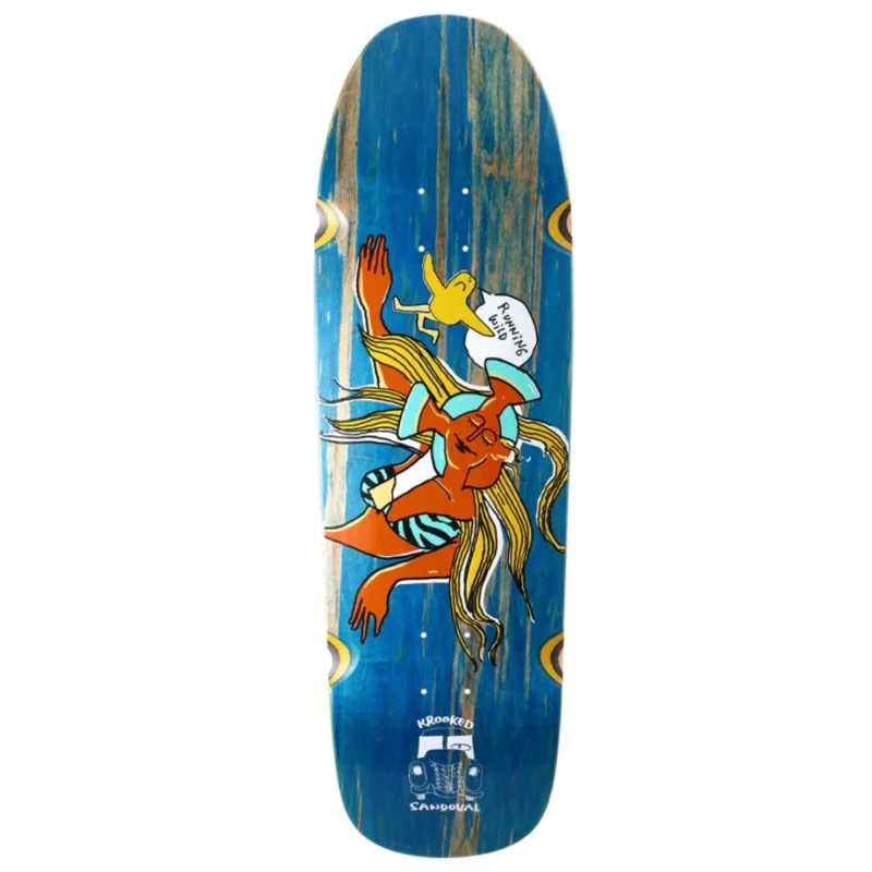 PLANCHE DE SKATE KROOKED KR SANDOVAL RUNNING WILD 9.81‘‘ Nouveauté