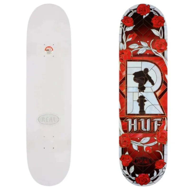 PLANCHE DE SKATE REAL CATHEDRAL HUF 8.5‘‘ Haute Qualité