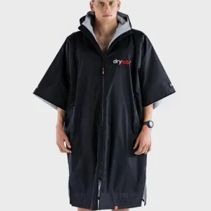 Seulement Aujourd'hui Advance Easy Fit - Poncho Impermeable Zippé Adulte Noir/Gris