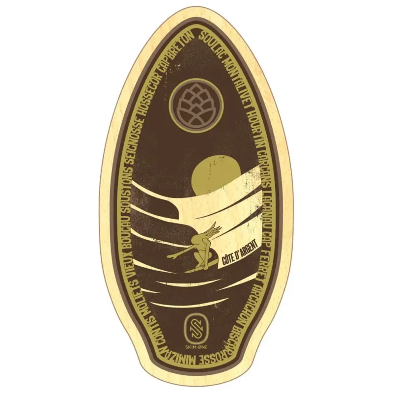 Cote D‘Argent 41 - Planche De Skimboard Bois Nouvel Arrivage
