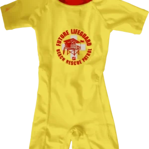 Satisfait Ou Remboursé Message Lifeguard - Shorty SPF 50+ S/S Lycra Surf Bébé