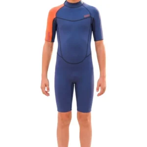 2/2 Pionner - Zip Dos S/S Combinaison Shorty Surf Garçon Meilleur Prix