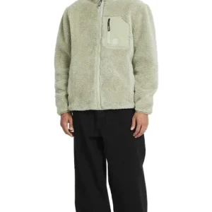 Muzzer Fuzzar Sherpa Zippée Homme Solde