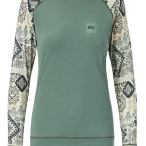 Affaire À Saisir Milita Top Sage Brush T-Shirt L/S Thermique Femme