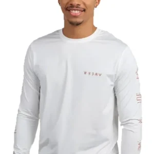 BIDAR Tee Shirt Manches Longues Homme Bon Marché