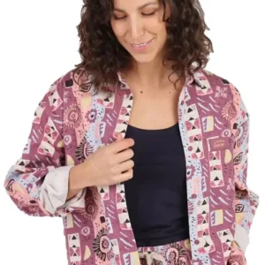 CHINZA Chemise Coton Imprimé Femme Meilleure Vente