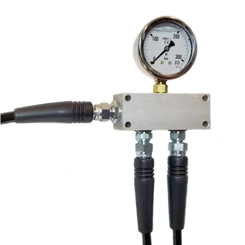Dernière Chance Metalsub Bloc de distribution avec manomètre Coltri Inlet 2 Outlets