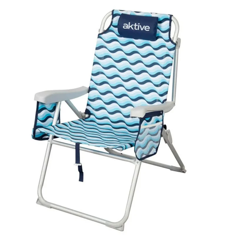 Aktive Chaise de plage 62416 Aruba 5 positions 55x78x95 cm Prix Promo