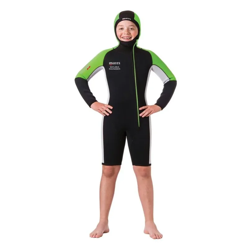 Acheter En Ligne Mares Combinaison courte à manches longues pour junior Scuba Ranger 5 mm