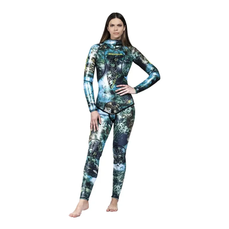 Salvimar Combinaison de chasse sous-marine pour femme Scales 5 mm Quantité Limitée