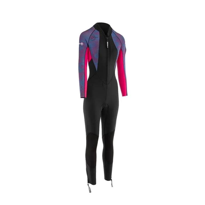 Beuchat Combinaison de plongée à manches longues pour femme pour longe-côte Aquatrek 3/2 mm Promotion Saisonnière