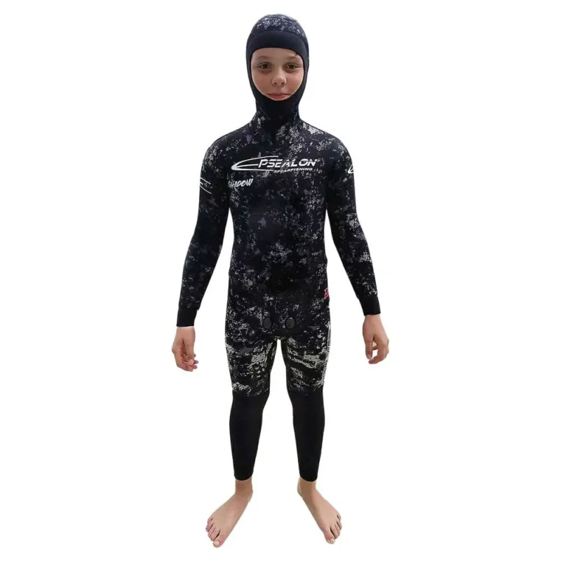 Affaire À Saisir Epsealon Combinaison de plongée junior pour la pêche au harpon Shadow 5/5 mm