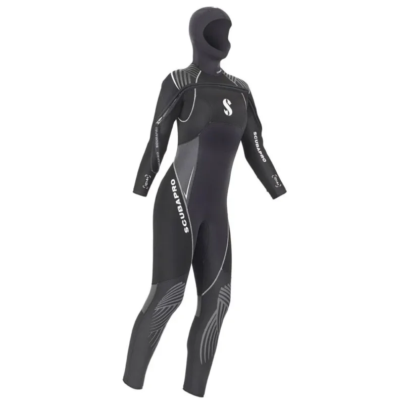 Scubapro Combinaison de plongée pour femme Definition Hood 7 mm Top Vente
