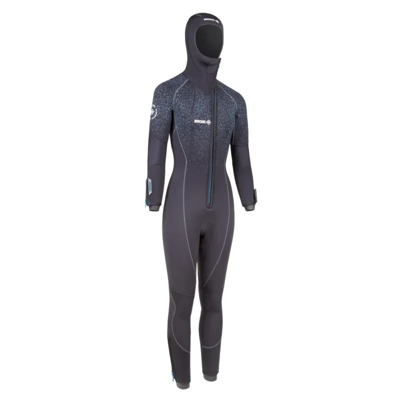 Beuchat Combinaison de plongée pour femme Focea Comfort 6 Hooded 7 mm Quantité Limitée