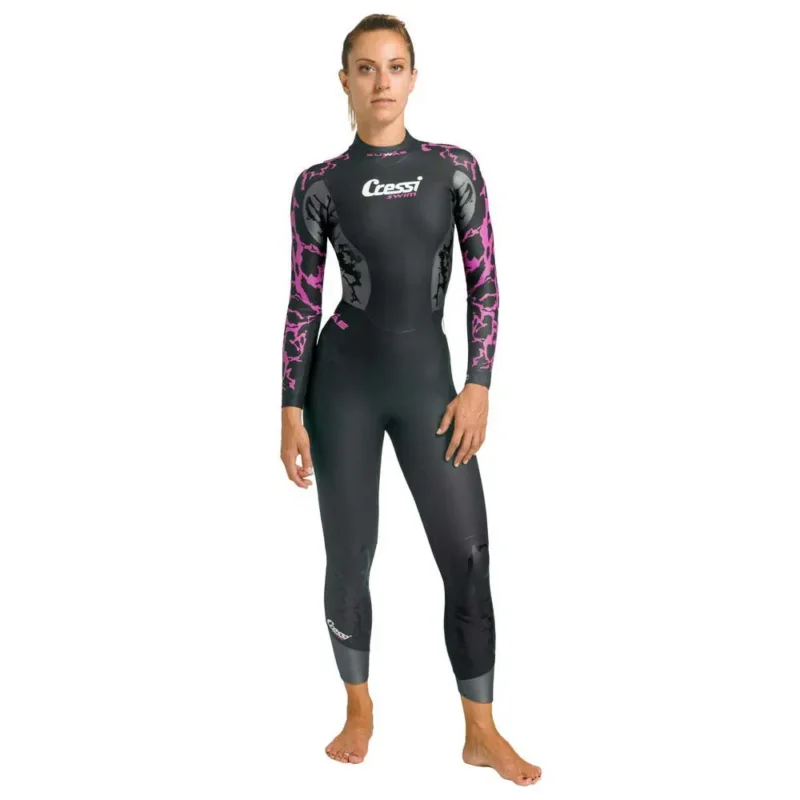 Remise Cressi Combinaison de plongée pour femme Kuwae Back Zip 2-3-4 mm