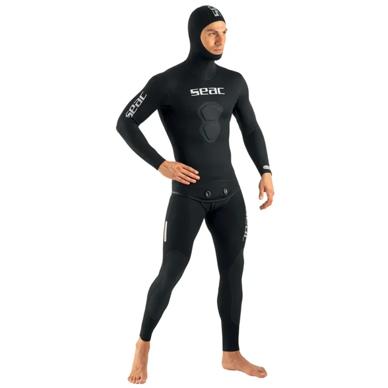 SEAC Combinaison humide de plongée Black Shark Open Cell 7 mm Meilleur Choix