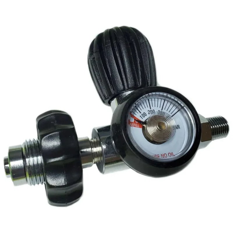 Certifié Metalsub Connecteur DIN 200/300 1/4´´ BSP With Purge And Gauge
