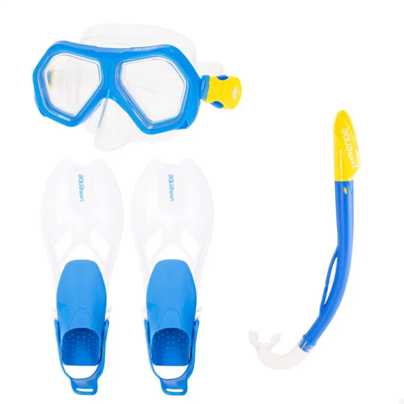 Authentique Aqua Sport Ensemble de plongée avec tuba pour enfants
