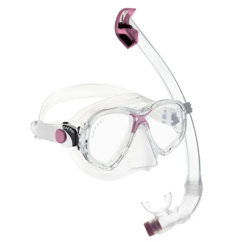 Cressi Ensemble de plongée avec tuba pour enfants Marea & Seal Dry Nouvelle Collection