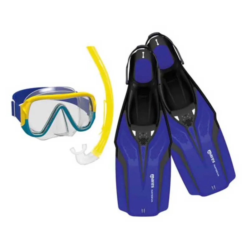 Nouvelle Collection Mares Aquazone Ensemble de plongée avec tuba pour enfants Nateeva Keewee