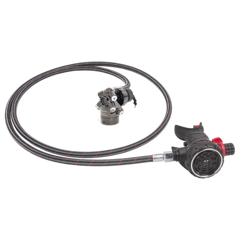 OMS Ensemble détendeur de plongée Airstream Evoque DIN Miflex PVD 56 cm Usine Directe
