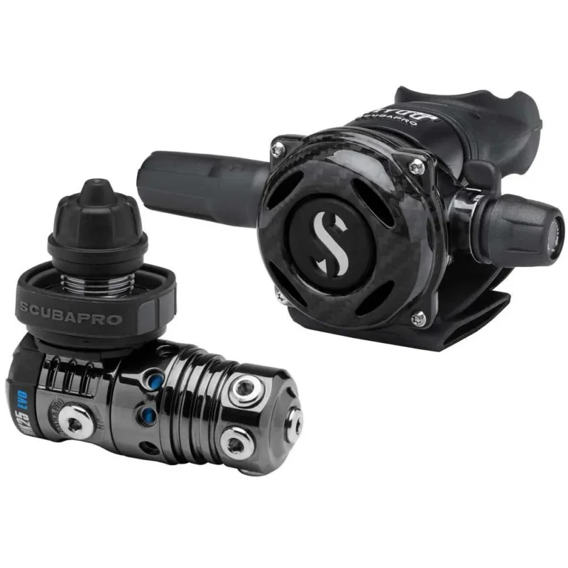 Prix Bas Scubapro Ensemble détendeur de plongée MK25 EVO DIN 300 A700 Carbon Tech