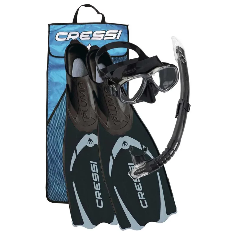 Prix Réduit Cressi Équipement de snorkeling Kit Pluma Perla Pluma Gamma