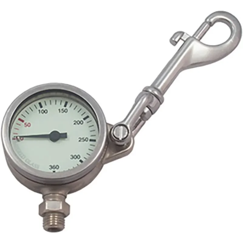 Meilleur Choix De Profundis Manomètre DIR Steel/Crystal Snap 52 mm 360 Bar