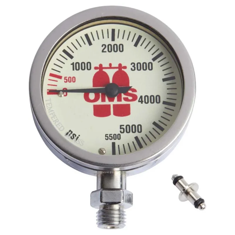 Offre Spéciale OMS Manomètre Spg Mineral Glass 5500 Psi 63 Mm