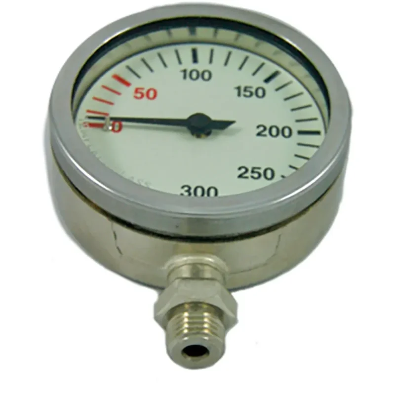 De Profundis Manomètre Steel/Crystal Dir 63 Mm 300 Bar Dernier Modèle