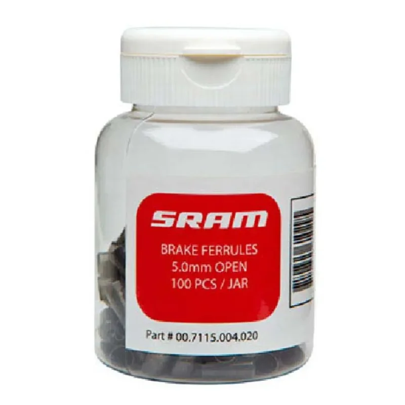 Sram Embout de câble de frein de vélo Brass 5 mm 100 unités Nouvel Arrivage