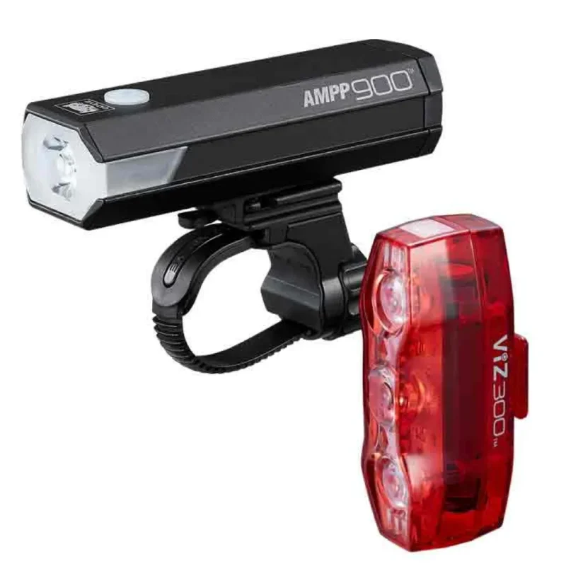 Cateye Ensemble de lumières AMPP900 + VIZ300 Livraison Express