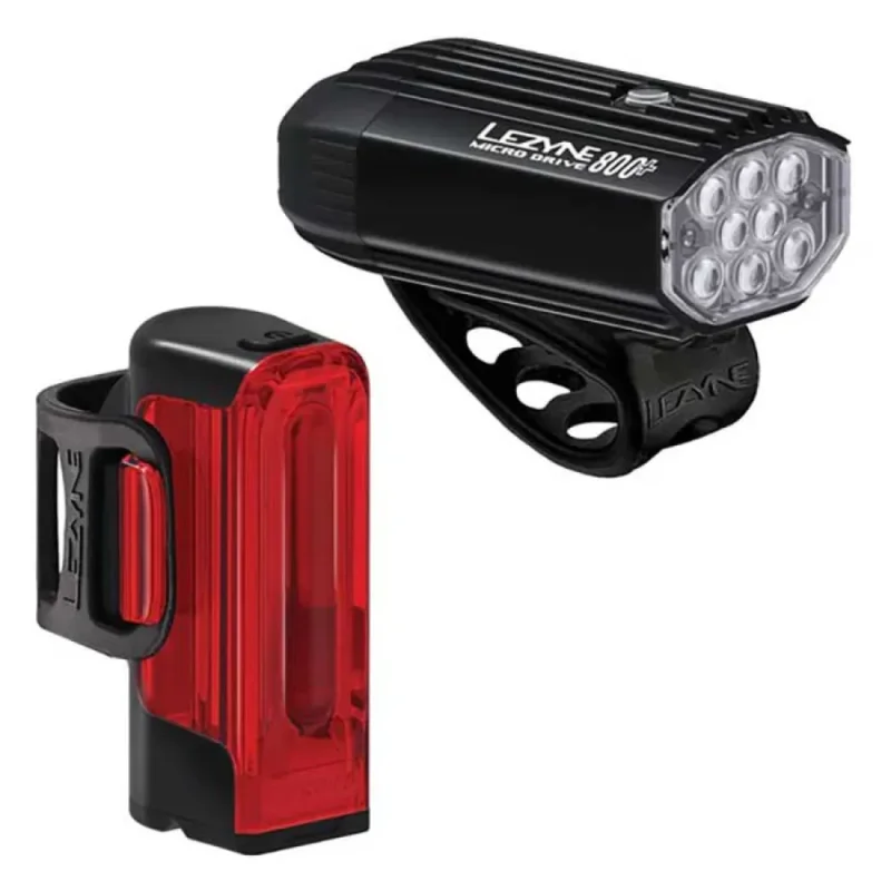 Vente Flash Lezyne Ensemble de lumières Micro Drive 800+ / Strip Drive 300+
