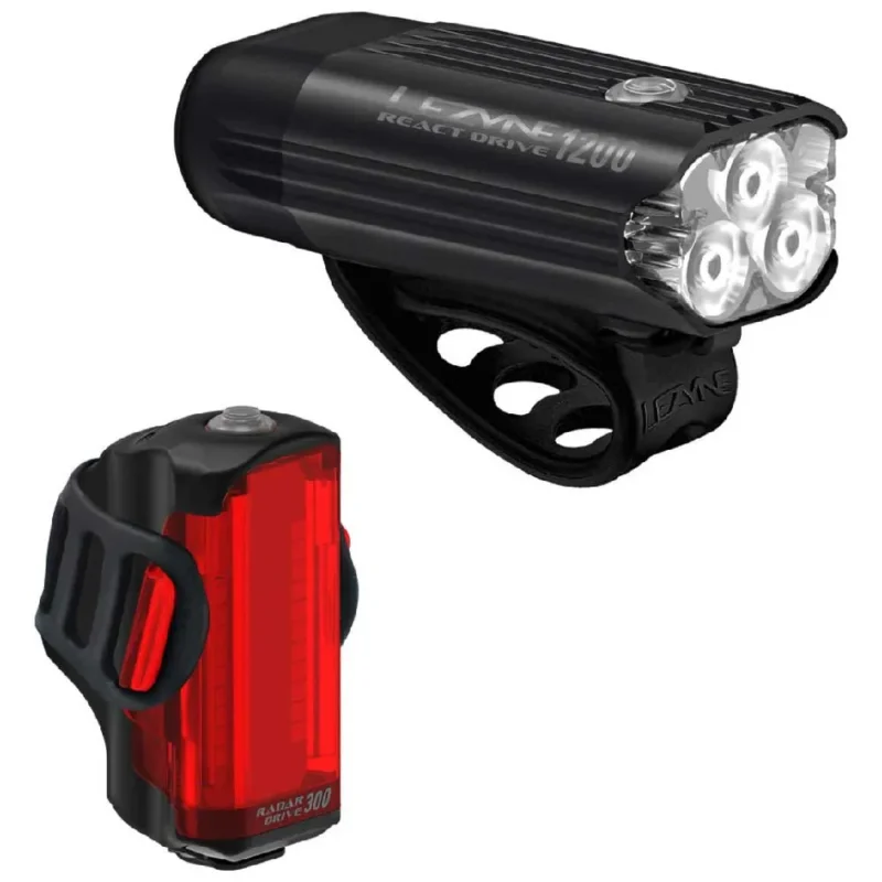 Lezyne Ensemble de lumières Radar React Paiement Sécurisé
