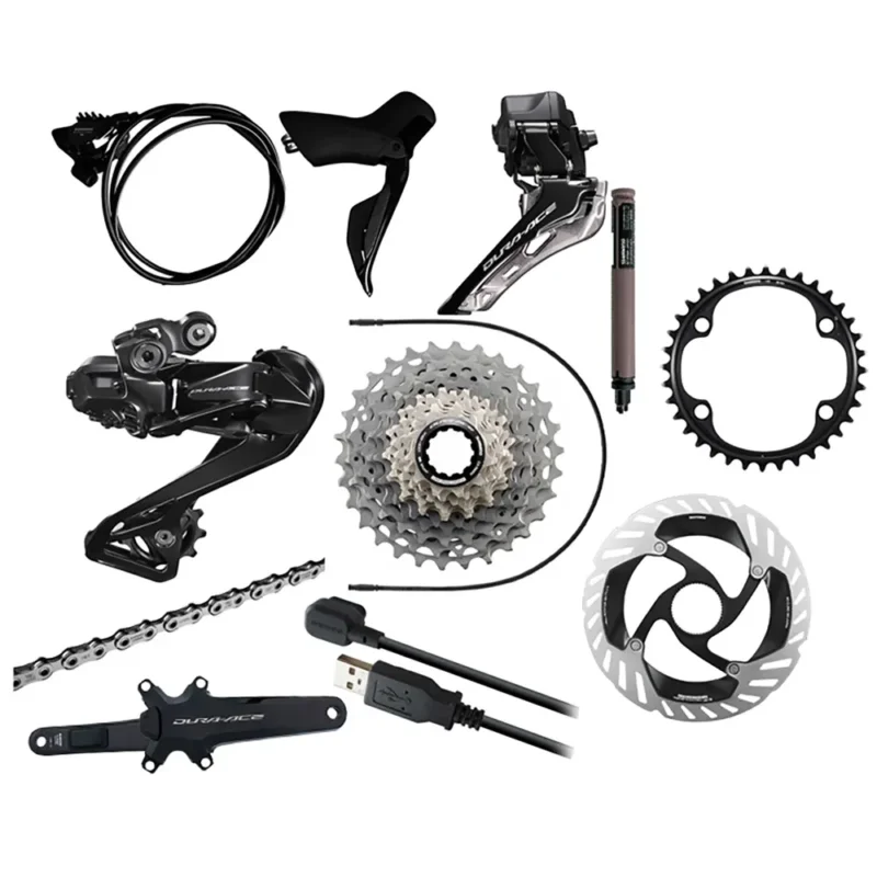 Shimano Groupe de composants de vélo Dura Ace Di2 R9250P Power Meter 2x12s Prix Choc